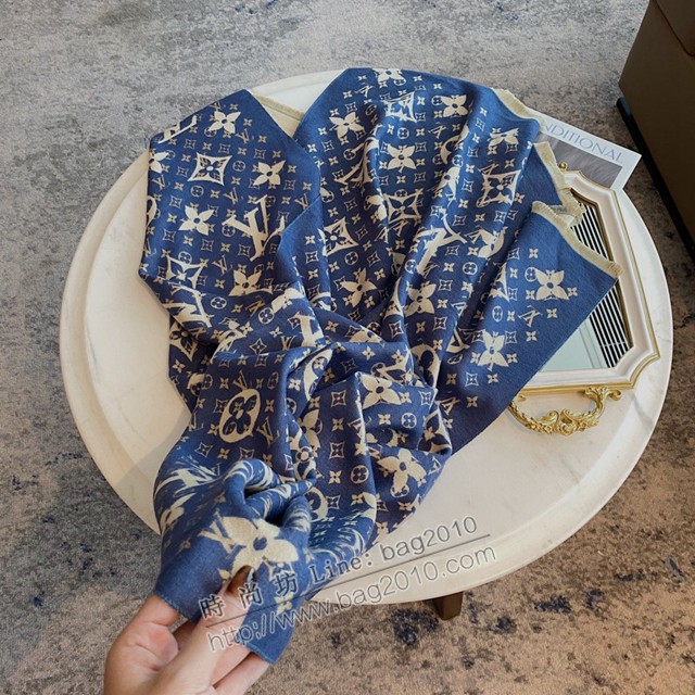 Louis Vuitton圍巾 路易威登保暖女士圍巾圍脖 LV羊毛羊絨混紡圍巾披肩  mmj1289
